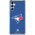 MLB Toronto Blue Jays Solid Distressed Galaxy A15 5G Clear Case